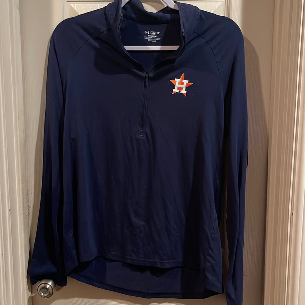 Quarter zip Houston Astros long sleeve